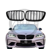 F22 body kits for BMW 2 series F22 car accessories glossy black car grille front bumper grill