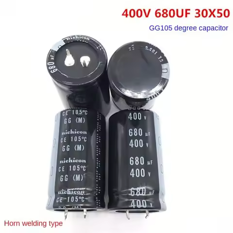 1PCS-20PCS 400V680UF 30X50 Nichicon Electrolytic Capacitor 680UF 400V 30 * 50 GG 105 Degrees High Qu