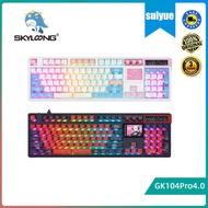 skyloong GK104Pro4.0 Three connection methods, customized mechanical keyboard with gasket structure