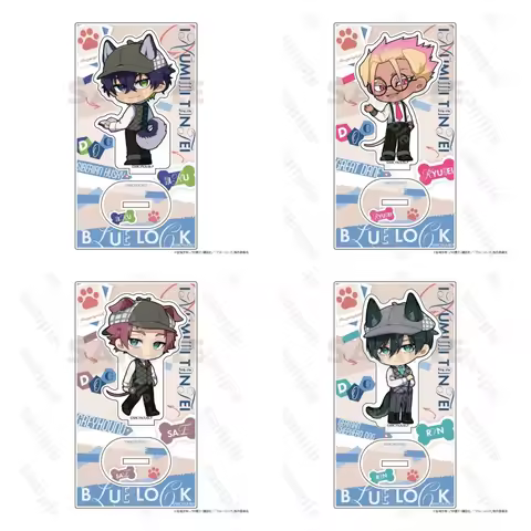 Japan Cartoon BLUE LOCK Figures Shidou Ryuusei Oliver Aiku Cosplay Acrylic Stands Model Itoshi Sae C