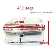 Custom Scooter stainless steel trunk toolbox Battery Scooter scooter tail box