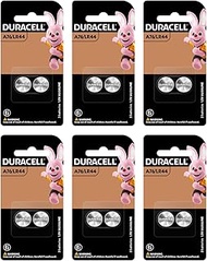 Duracell [Bundle] Specialty LR44 Alkaline Button Battery 1.5V pack of 2 x 6