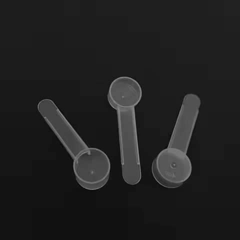 2g 4ml Micro Lab Plastic Scoop 2 gram 4cc PP Measuring Spoon For Powder Liquid - 100pcs/Lot