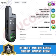 HYTERA S1 MINI SERIES UHF HYTERA S1 MINI WALKIE TALKIE HYTERA S1 MINI UHF 400 GARANSI RESMI
