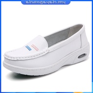 Kasut Jururawat Putih Nurse Slip Buckle Flat Shoes Nurse White Shoes