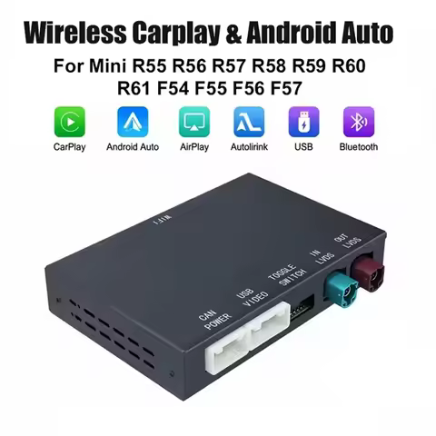 NEAI Wireless CarPlay Android Auto For BMW Mini R55 R56 R57 R58 R59 R60 R61 F54 F55 F56 F57 Clubman 