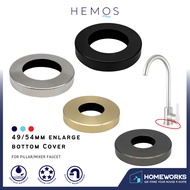 HEMOS PARTS 50MM ENLARGE SINK TAP BOTTOM EXTEND COVER ONLY HM-0010,0175