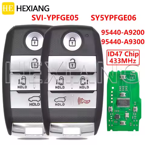 HE SVI-YPFGE05 95440-A9200 SY5YPFGE06 95440-A9300 ID47 433MHz Proximity Smart Car Remote Key For KIA