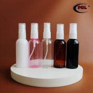60ml Treatment Pump Bottle 60ml Plastic Serum Pump Bottle 60ml PET Bottle/ with White Treatment Pump