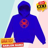 Miles Morales Spiderman Kids Hoodie Jacket Boys & Girls Hoodie Sweater Jacket Custom Name Miles Mora