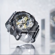 Montres Company 香港註冊公司(33年老店) 卡西歐 CASIO  mini G-SHOCK 指針數碼 200米防水 透明 灰色 灰金 GMA GMAS GMAS110 GMAS110G
