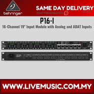 Behringer Powerplay P16-I 16-channel Input Module ( P16I P16 I )