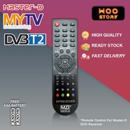 Original MD Master D DHD Receiver Remote Control for Master-D DVBT2 Receiver mytv Digital Tuner FREE