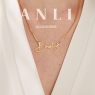 Classic style name-designed necklace for women, with toggle buckle