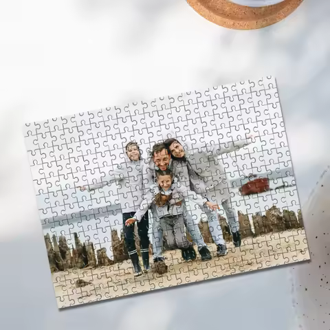 35/300/500/1000pcs Personalized Custom Photo Puzzle Family Photo Multiple Sizes Available
