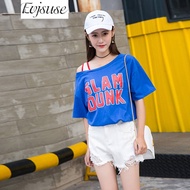 Evjsuse hole jeans slim Korean new summer flash irregular all-match S white shorts lady leisure trou
