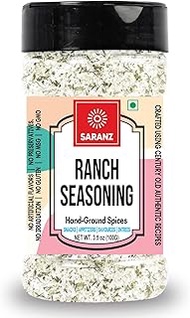 SARANZ Ranch Mix Exotic Seasoning Perfect for Snacks, Appetizers, Savouries|Ranch Mix with Fresh Ing