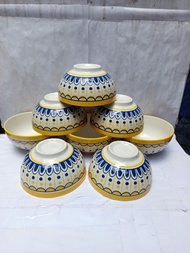 Combo 10 chén 5 chén 2 chén sứ 11.5cm hoa văn GL245