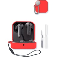 Silicone Case Compatible with CMF Buds Pro 2 / Buds 2 Plus Earbuds,Cleaning Kit and Lanyard Soft Pro