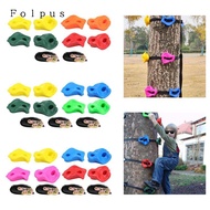 [Baosity11] Set of 8 Climbing Hand And Foot Supports, Ratchet Strap, Random Color, Children's Toys, 