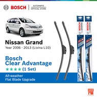 Bosch Clear Advantage U Hook Wiper Set for Nissan Grand Livina L10 (BCA24"/BCA14")