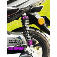 ABSORBER SOLARIZ AVANTIZ EGOS EGO GEAR 305 MM ABSORBER YAMAHA ESPADA ABSORBER RED ACCESSORIES MOTOR 
