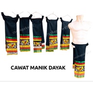 Dayak beaded drink, traditional dayak clothing
