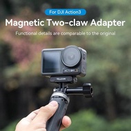 TELESIN Magnetic Dual Claw Mount for DJI Action 5 Pro 4 & 3