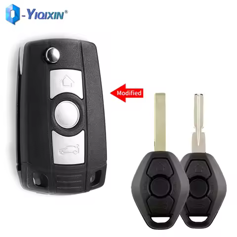 3 Buttons Modified Flip Remote Car Key Shell Case For BMW E81 E46 E39 E63 E38 E83 E53 E36 E85 1 2 3 