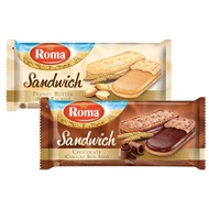 Roma Sandwich Chocolate Biscuits - peanut sandwich biscuits 189 grpeanut