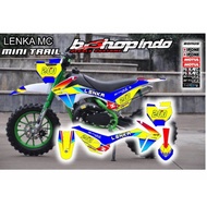 decal sticker mini trail lenka mc variasi warna