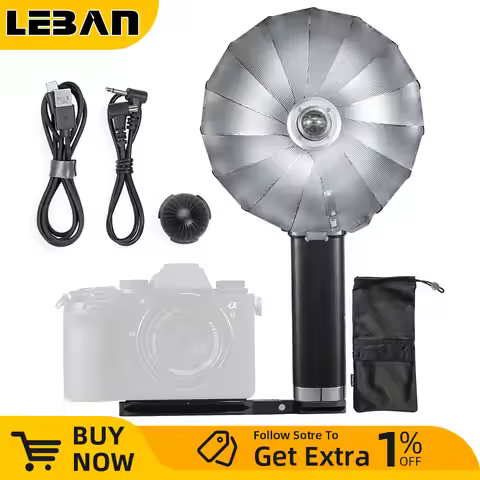 Godox Lux Master Retro Camera Flash Portable for Canon Sony Nikon Fuji Olympus Leica Pentax