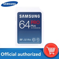 [A Necessary] SAMSUNG การ์ด SD 64GB PRO Plus SDHC/SDXC 4K UHD Class10 160เมกะไบต์/วินาที UHS-I 256GB U3 V30 32GB 128GB 512GB