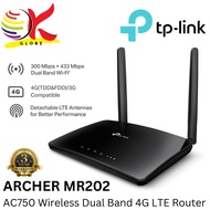 TP-Link Archer MR202 AC750 / Archer MR600 AC1200 Wireless Dual Band 4G LTE Router with Sim Card Slot