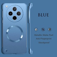 Siêu mỏng sang trọng Kim Loại Không Khung Từ Trường Hợp Đối Với Oppo Find X8 Pro X8 Siêu X8S X8S Cộn