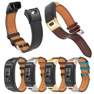 HIPERDEAL Luxury Leather Replacement Wrist Watch Band Strap For Garmin VIVOsmart HR With Repair Tool
