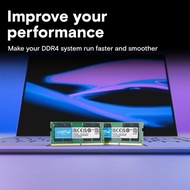 Crucial SODIMM Memory 8GB 16GB 32GB DDR4 3200Mhz RAM Laptop Notebook