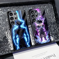 Son Goku ultra instinct 01 Glass Phone Case Glass for Samsung Galaxy S22 S23 S24 S25 Ultra Plus S24F