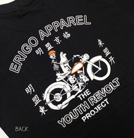 Kaos Pria Erigo Youth Revolt Warna Hitam Kaos ERIGO Apparel Kaos Murah Polos Kaos Hitam Kaos Motif S