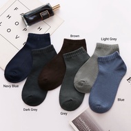 Qstar Casual Plain Ankle Socks Stokin Pendek Pelbagai Warna Lelaki & Wanita Kasual Selesa