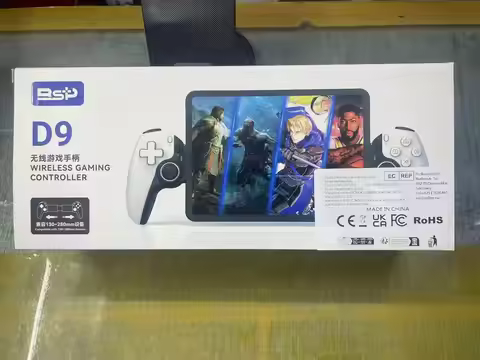 BSP-D9 Telescopic Game Controller RGB Light Mobile Gamepad With Turbo/6-axis Gyro/Vibration For Andr