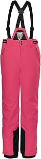 Girls' functional trousers/ski trousers with zip-off bib, snow guard and edge protection Ksw 77 grls