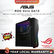 [FAST SHIP] ASUS ROG Strix GA15 | AMD Ryzen 5-5600X | 16GB DDR4 | 256GB | 1TB HDD | GTX1650 | Win 10