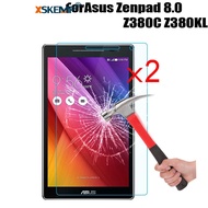 2 PCS For Asus ZenPad 8.0 Z380 C M Z380KL Premium Tempered Glass Screen Protector Anti Shatter Protection HD Clear 9H Hardness Ultra Slim Tablet Tempered Glass Film Cover