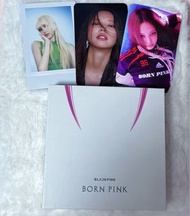 出BLACKPINK專輯 BORN PINK 專輯小卡連特典全套 粉墨 正規二Kit版 ktown4u團封 kit LP 特典卡 折牌是jennie