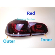 FOR VW Volkswagen Golf 6 Mk6 2010-2014 TSI GTI R Dynamic LED Rear Lamp (With Signal Running) TAILLIG