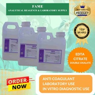 ANTICOAGULANT ( EDTA,  SODIUM CITRATE, DOBLE OXALATE ) FOR LABORATORY COLLECTING TUBES 250ML