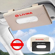 Car Tissue Holder Box Clip For Nissan Almera Frontier Grand Livina Sunny Navara Serena Teana X-Trail