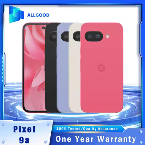 Original Google Pixel 9a 5G Android Phone Unlocked 6.3" OLED Tensor G4 8GB RAM 128GB 256GB Face ID N