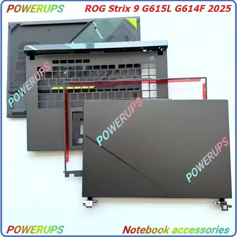 New Laptop Top/Back Bezel/Frame Upper/Palmrest Bottom Case/Cover/Shell /Hinges Cover For ASUS ROG St